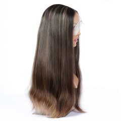 #6G-208-104 |23" Slavic Virgin hair(Sheitel)wig|RUISA Premium wig and Sheitel wig shop
