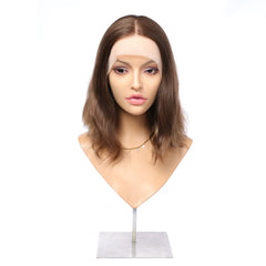 #D3-116  |14",18" European Virgin hair(Sheitel)wig|RUISA Premium wig and Sheitel wig shop