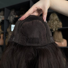 #2/4 16" European hair Silk Top wig | RUISA Premium wig and Sheitel wig shop