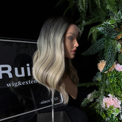 #Balayage 16"&20" European hair Lace Top wig | RUISA Premium wig and Sheitel wig shop