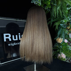 #4B/10 20" European hair Lace Top wig | RUISA Premium wig and Sheitel wig shop