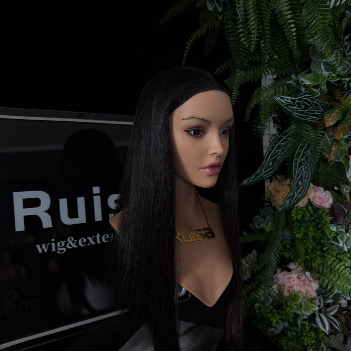 #1B 22" European hair Handfall wig | RUISA Premium wig and Sheitel wig shop