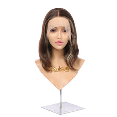 #1B-107|13" Low Density European hair(Sheitel) bob wig|RUISA Premium wig and Sheitel wig shop