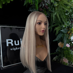 #8D/60 22" European hair Lace Top wig | RUISA Premium wig and Sheitel wig shop