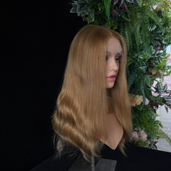 #M1/L4 21" Low DensitySlavic Human hair  Lace Top wig|RUISA Premium wig and Sheitel wig shop
