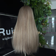 Highlight Color 20" European hair Lace Top wig | RUISA Premium wig and Sheitel wig shop