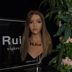 #4B/10 18" European hair Lace Top wig | RUISA Premium wig and Sheitel wig shop