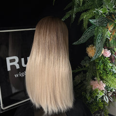 #4B/60 22" European hair Lace Top wig | RUISA Premium wig and Sheitel wig shop