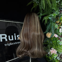 #Balayage 18"&22" European hair Lace Top wig | RUISA Premium wig and Sheitel wig shop
