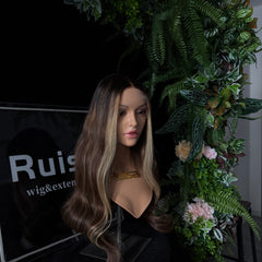 #Balayage 18"&22" European hair Lace Top wig | RUISA Premium wig and Sheitel wig shop