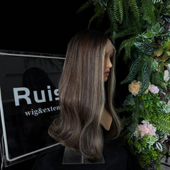 #Balayage 18"&22" European hair Lace Top wig | RUISA Premium wig and Sheitel wig shop