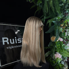 #714 22" European hair Lace Top wig | RUISA Premium wig and Sheitel wig shop
