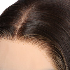 #6-1B-206|13" Low Density European Human hair bob (Sheitel)wig|RUISA Premium wig and Sheitel wig shop
