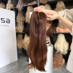 #6/8 20" European hair 8x8 Lace Topper  | RUISA Premium wig and Sheitel wig shop