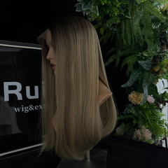 #146 22" European hair Lace Top wig | RUISA Premium wig and Sheitel wig shop