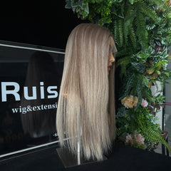 Highlight Color 20" European hair Lace Top wig | RUISA Premium wig and Sheitel wig shop