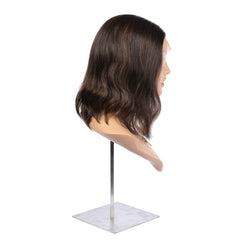 #6-1B-210|13" Low Density European Human hair bob (Sheitel)wig|RUISA Premium wig and Sheitel wig shop