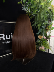 #6/8 24" European hair Bandfall wig | RUISA Premium wig and Sheitel wig shop