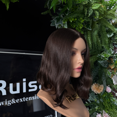#4/6 13"&14" Slavic Human hair  Silk Top wig|RUISA Premium wig and Sheitel wig shop