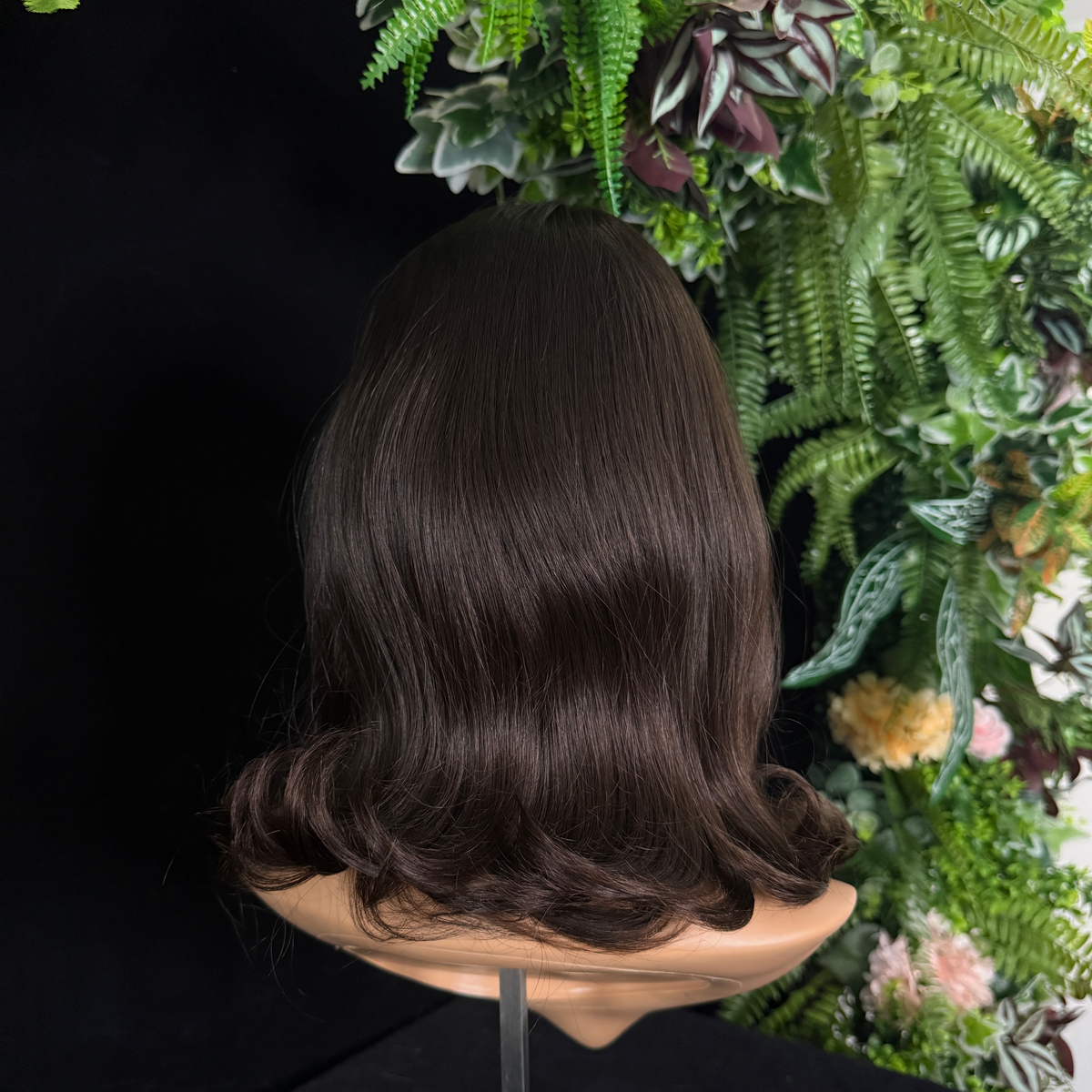 #2/4 15"&17" Slavic Human hair  Silk Top wig|RUISA Premium wig and Sheitel wig shop