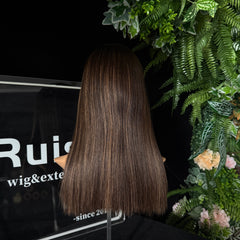 #2/8 16" European hair Lace Top wig | RUISA Premium wig and Sheitel wig shop