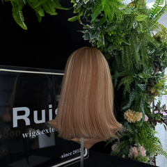 #27/30/613 16" European hair Lace Top wig | RUISA Premium wig and Sheitel wig shop
