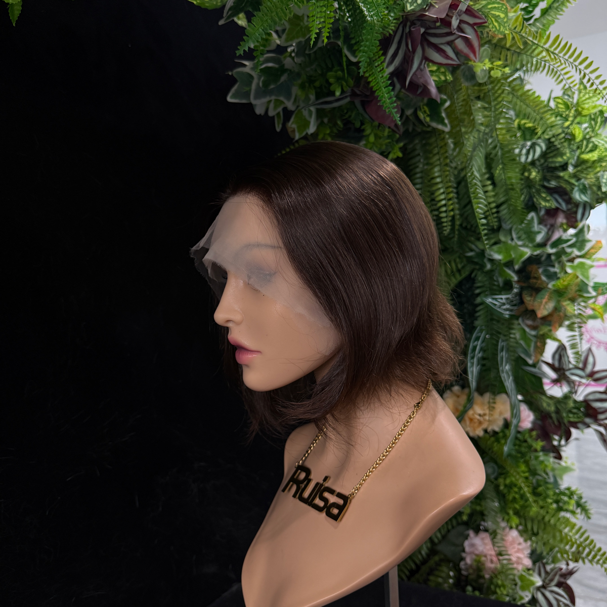 #S3 12" Low Density Slavic Human hair  Lace Top wig|RUISA Premium wig and Sheitel wig shop