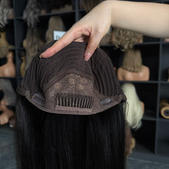 #1B 22" European hair Handfall wig | RUISA Premium wig and Sheitel wig shop