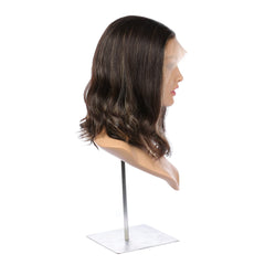 #1B-109|14" Low Density European Human hair bob (Sheitel)wig|RUISA Premium wig and Sheitel wig shop