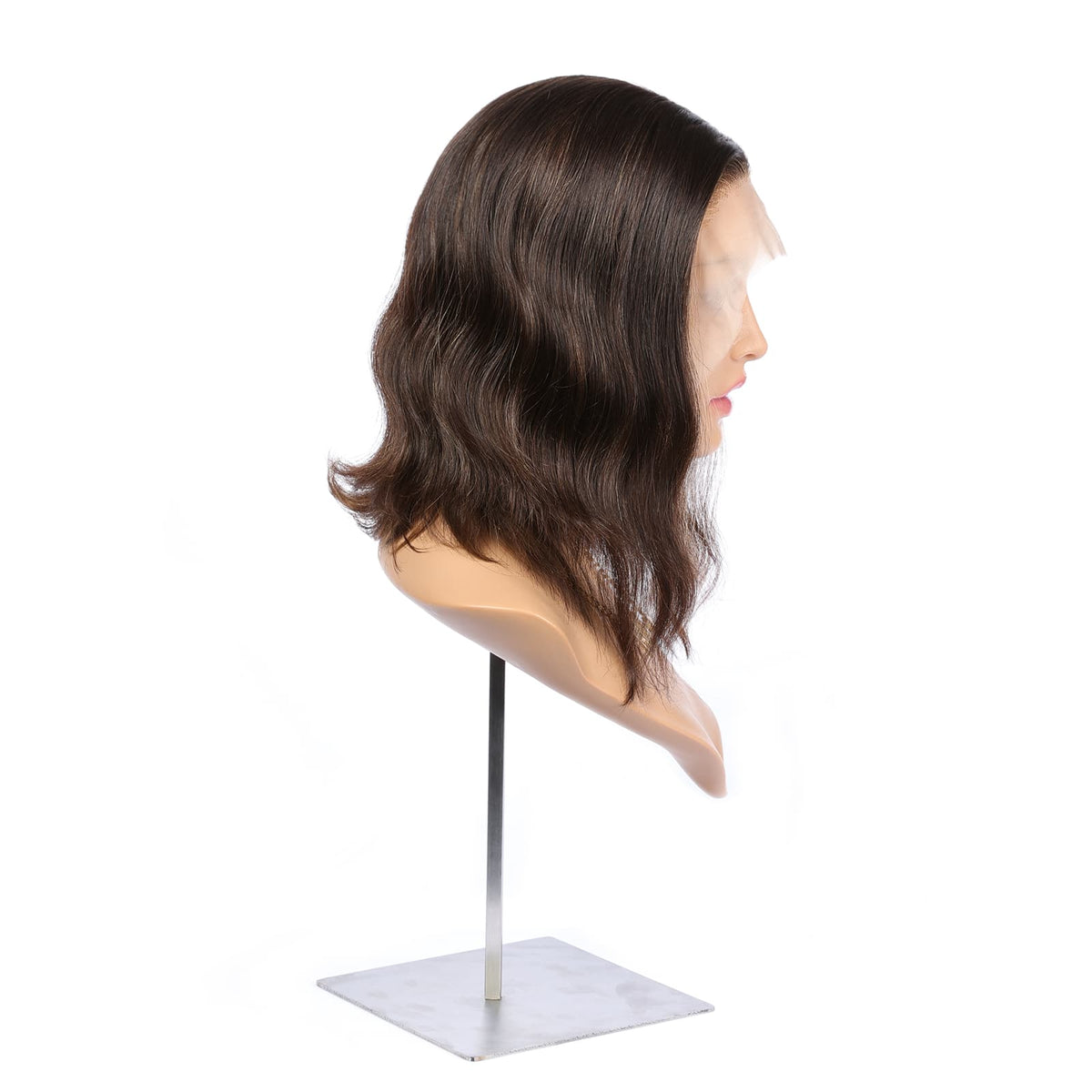 #6-1B-206|13" Low Density European Human hair bob (Sheitel)wig|RUISA Premium wig and Sheitel wig shop