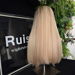 #8D/60 22" European hair Lace Top wig | RUISA Premium wig and Sheitel wig shop