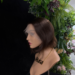 #S3 12" Low Density Slavic Human hair  Lace Top wig|RUISA Premium wig and Sheitel wig shop