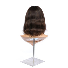 #6-1B-206|13" Low Density European Human hair bob (Sheitel)wig|RUISA Premium wig and Sheitel wig shop